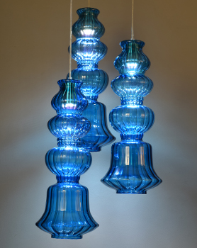 ilke Light In Blue Fluted by Sahil & Sarthak